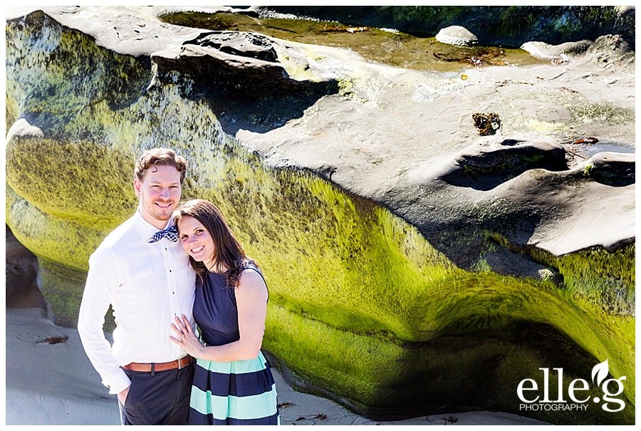 windansea beach engagement photos