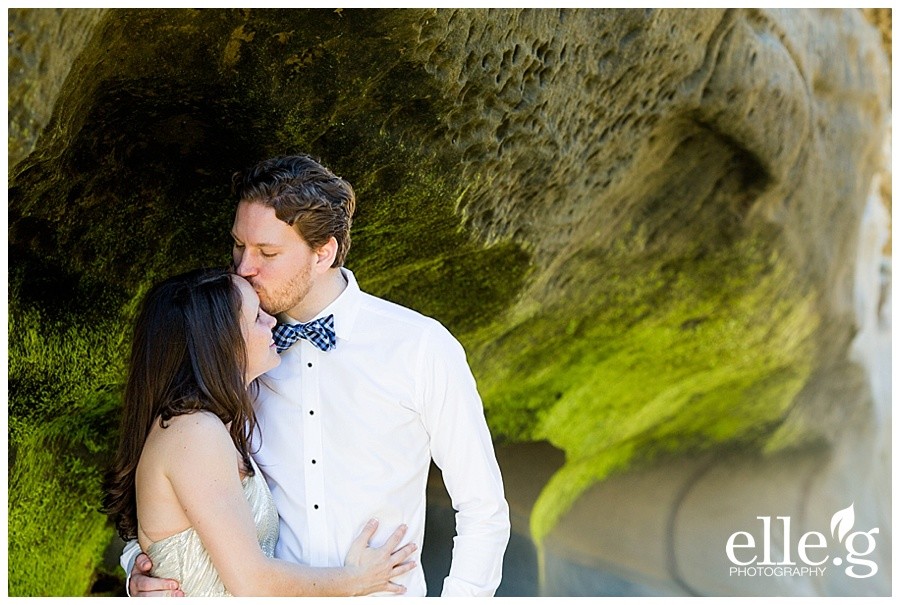 windansea beach engagement photos