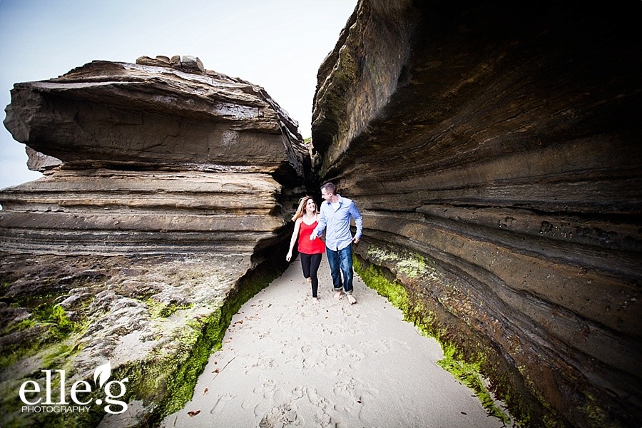 0024la jolla beach engagement photos