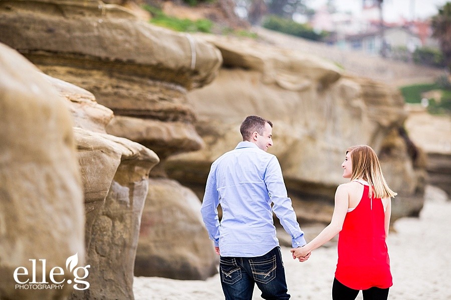0025la jolla beach engagement photos