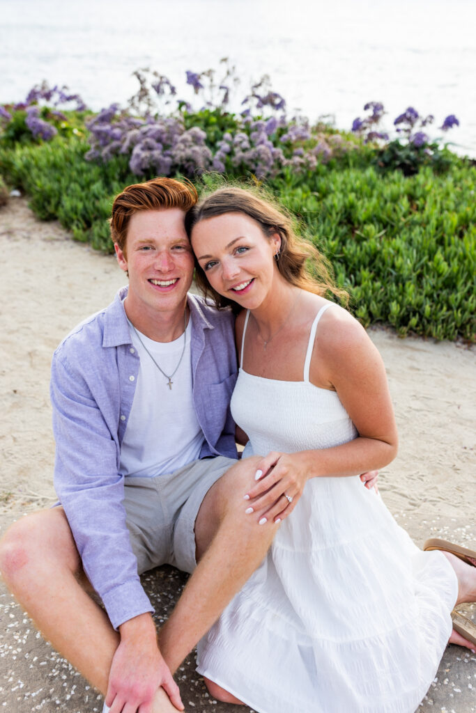 San Diego proposal photographer | DJ + Kate la jolla beach engagement photographer