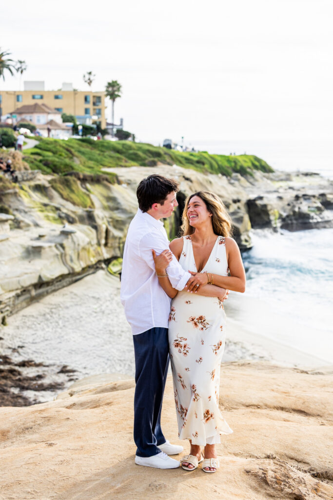 La Jolla Proposal Photographer | Blake + Kimberly la jolla cliffside proposal