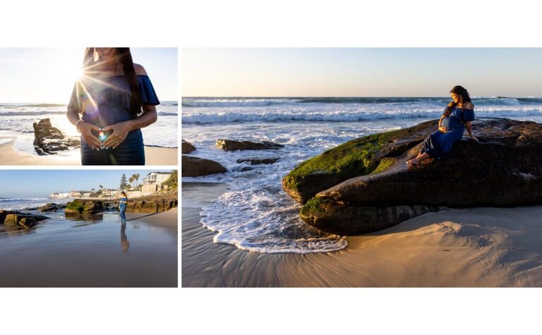 beach maternity photos