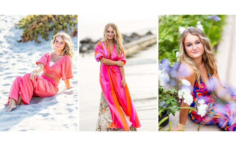 senior beach portraits in San Diego
