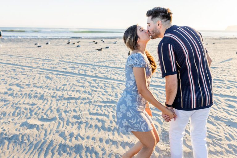 san diego beach engagement photographer