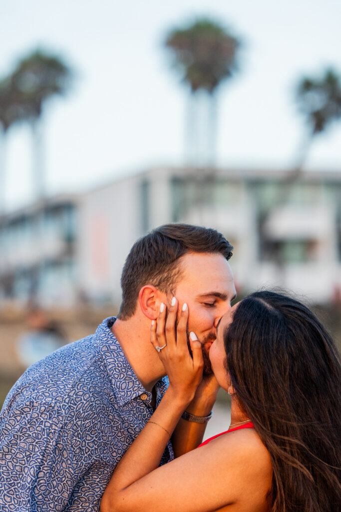 Pacific Beach Proposal Photographer: A Cross-Border Love Story at Crystal Pier san diego beach photographer