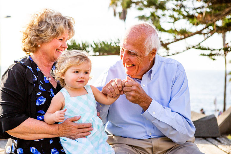 grandparents with grandchild