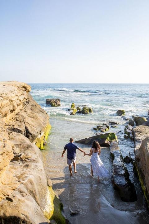 engagement photographers san diego | la jolla beach engagement photos