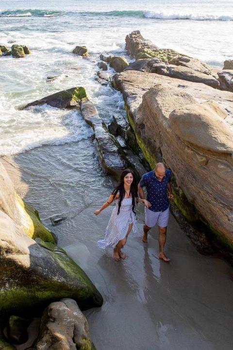engagement photographers san diego | la jolla beach engagement photos