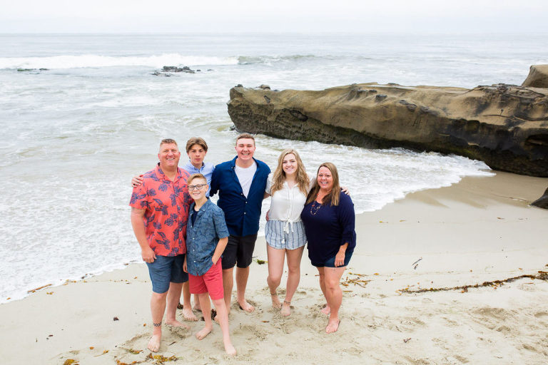 family portrait photographer | La jolla beach photographers