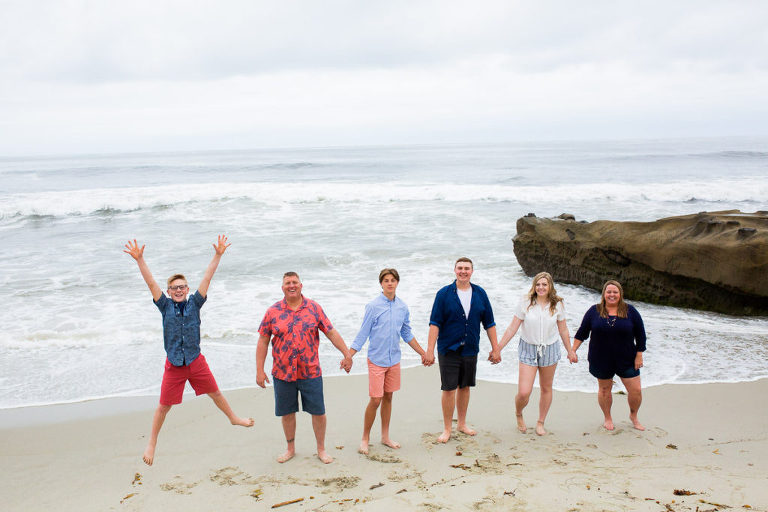 family portrait photographer | La jolla beach photographers