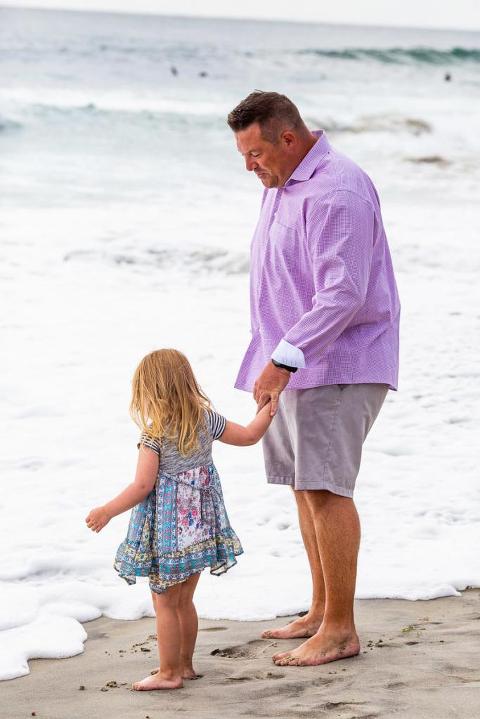 vacation photographer on the beach in San Diego | La Jolla photographers