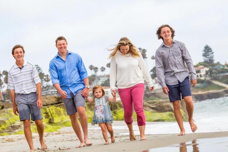vacation photographer on the beach in San Diego | La Jolla photographers