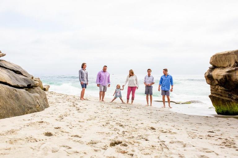 vacation photographer on the beach in San Diego | La Jolla photographers