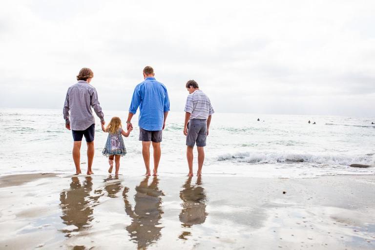 vacation photographer on the beach in San Diego | La Jolla photographers