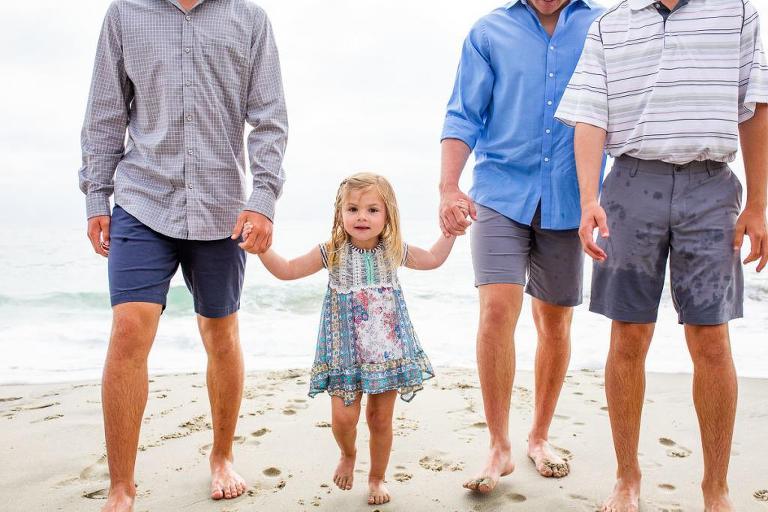 vacation photographer on the beach in San Diego | La Jolla photographers