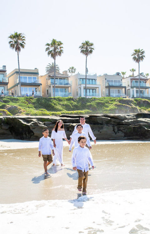 splash session la jolla beach | family portrait photographer