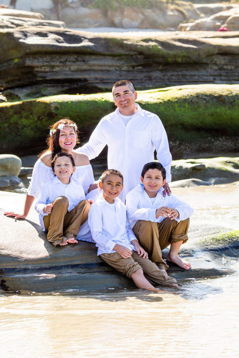 splash session la jolla beach | family portrait photographer