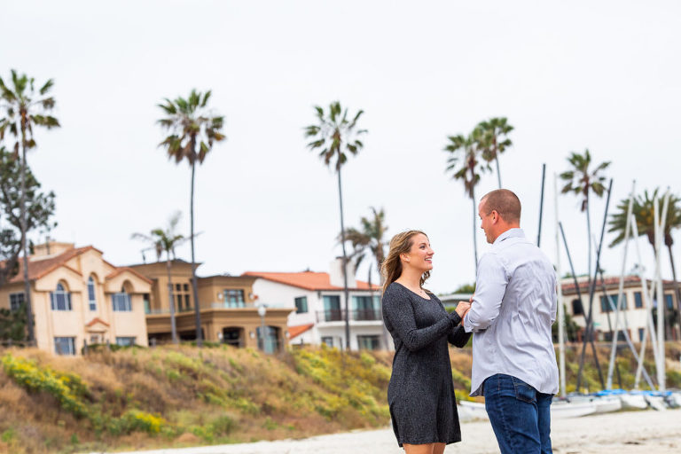 proposal on mission bay | san diego engagement photographer
