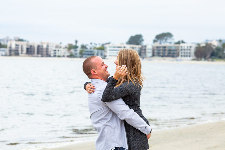 proposal on mission bay | san diego engagement photographer