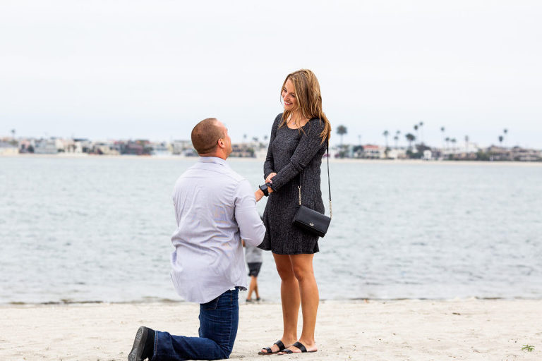 proposal on mission bay | san diego engagement photographer