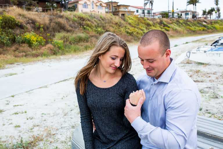proposal on mission bay | san diego engagement photographer