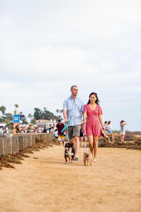 engagement photos sunset cliffs san diego | san diego photographers