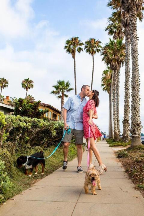 engagement photos sunset cliffs san diego | san diego photographers