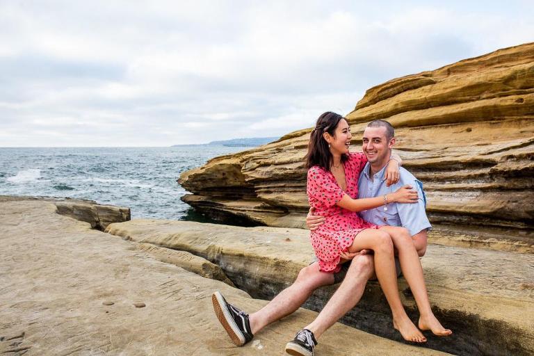 engagement photos sunset cliffs san diego | san diego photographers
