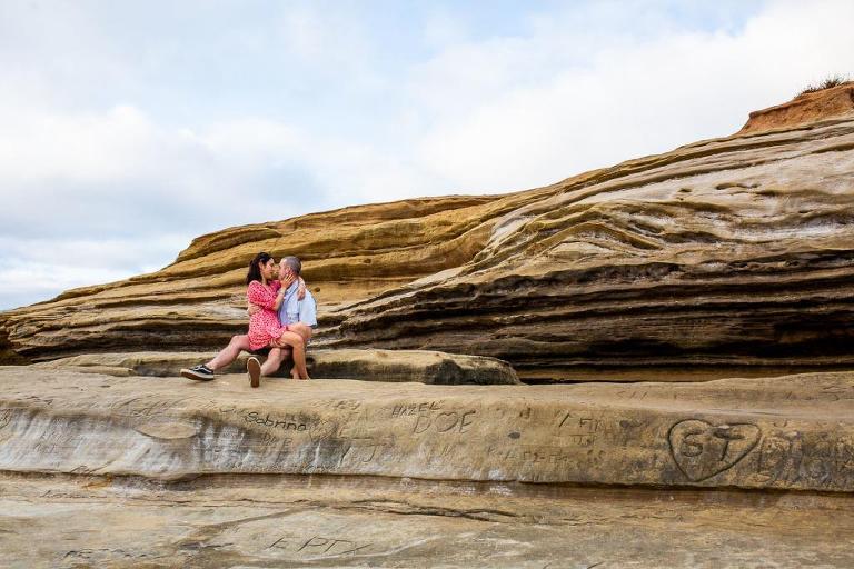 engagement photos sunset cliffs san diego | san diego photographers
