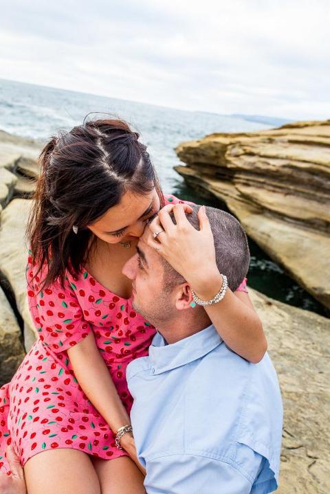 engagement photos sunset cliffs san diego | san diego photographers
