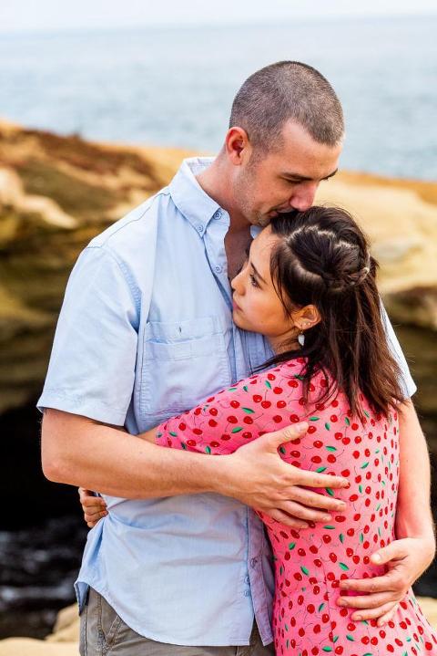 engagement photos sunset cliffs san diego | san diego photographers