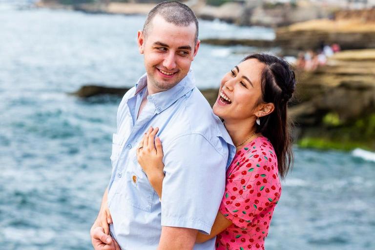 engagement photos sunset cliffs san diego | san diego photographers