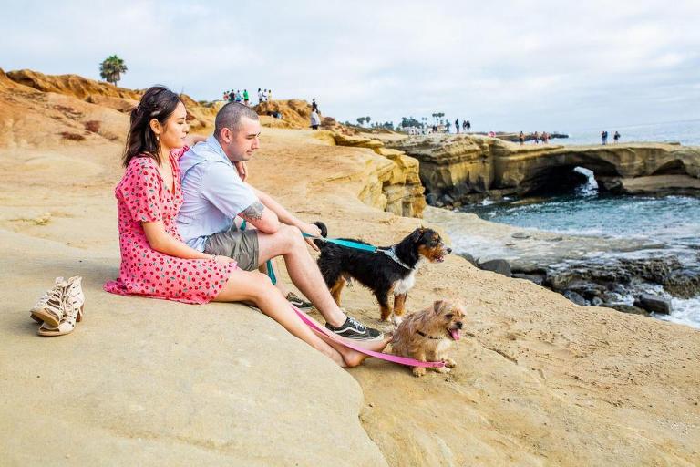 engagement photos sunset cliffs san diego | san diego photographers