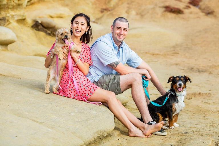 engagement photos sunset cliffs san diego | san diego photographers