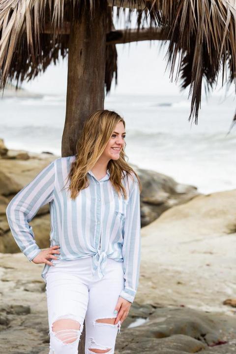 senior portraits in la jolla