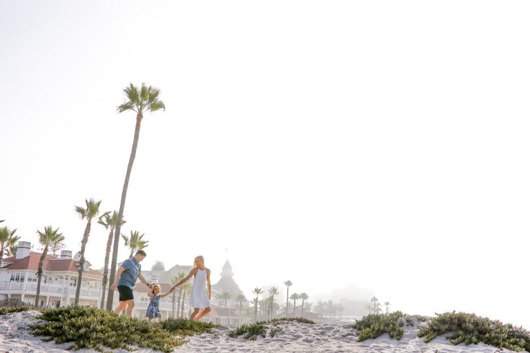 Coronado photographer beach family photos