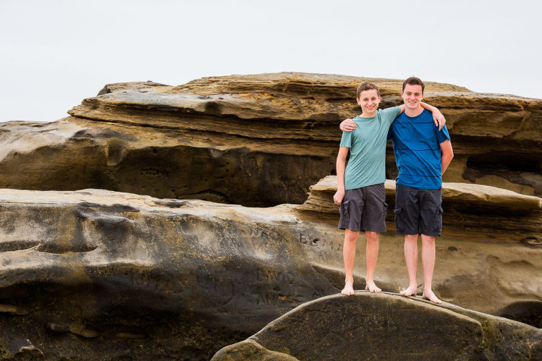 family beach photographers in la jolla