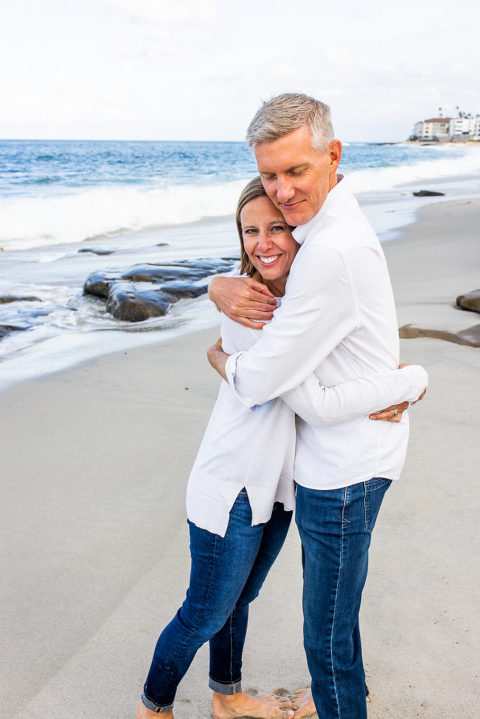 family portraits on the beach