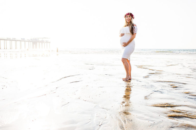 Beach maternity photography 2