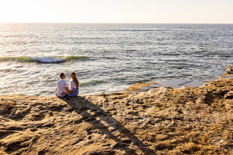 sunset cliffs engagement 14