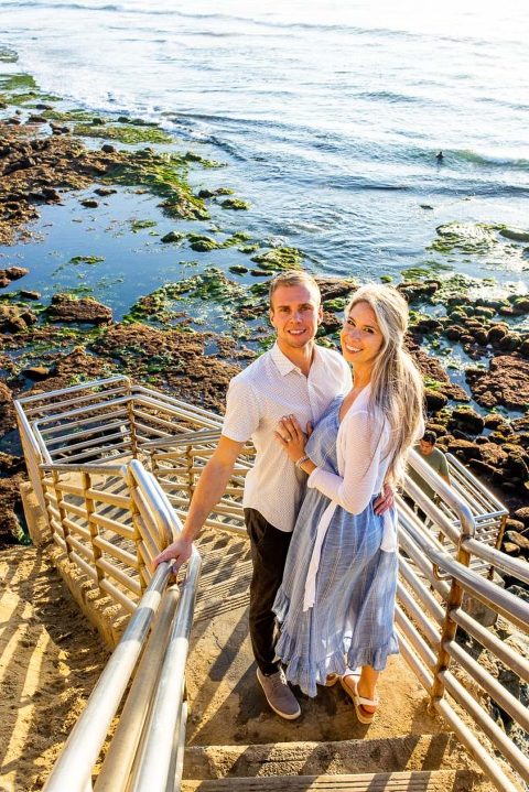 sunset cliffs engagement 19