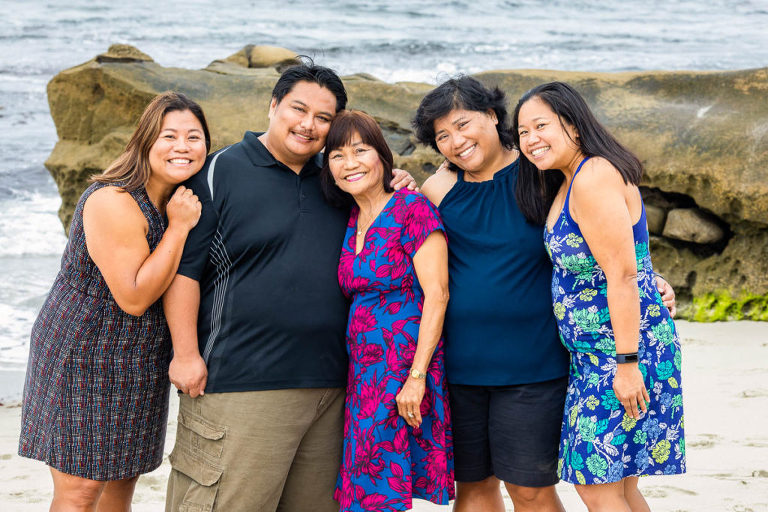 family photos on the beach 2
