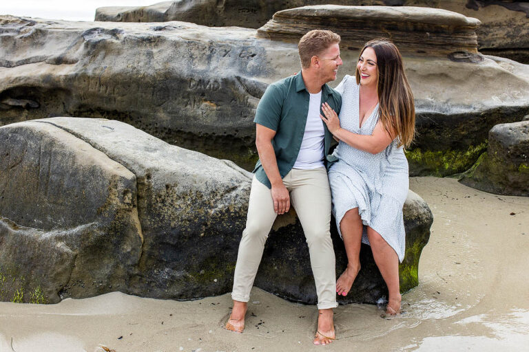family portraits on the beach