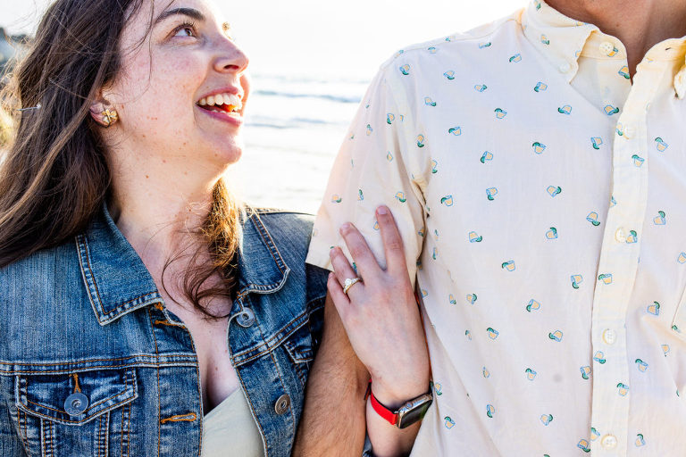 Mission Beach engagement photos 1