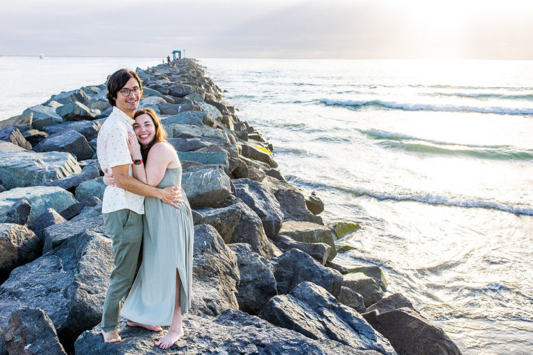 Mission Beach engagement photos 7