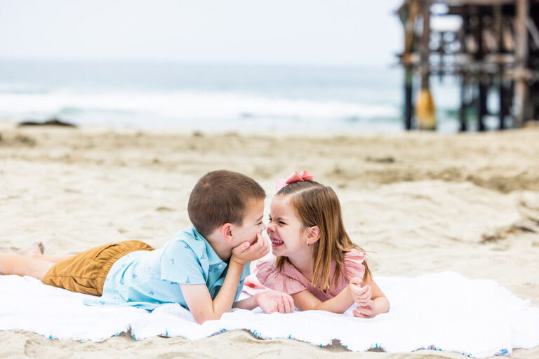 sibling beach love pacific beach