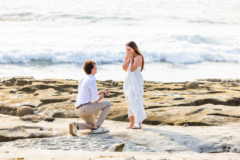 beach proposal in la jolla