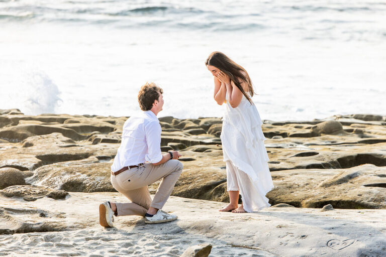 beach proposal in la jolla 2