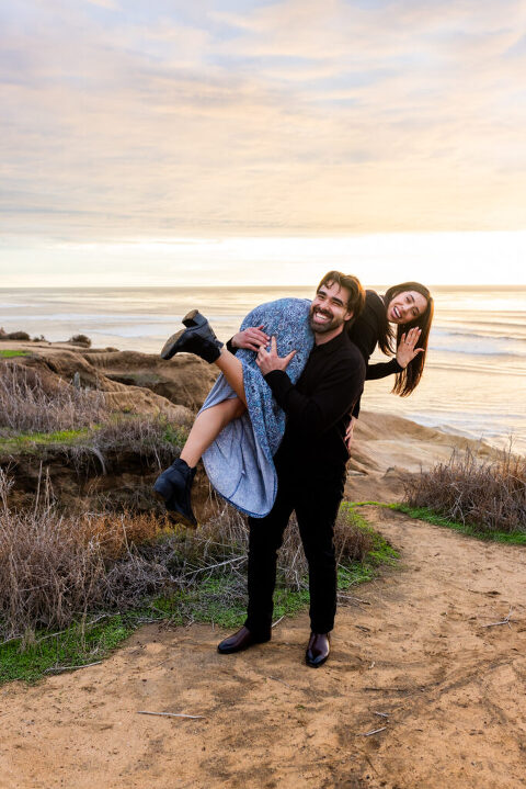sunset cliffs engagement photographer 5